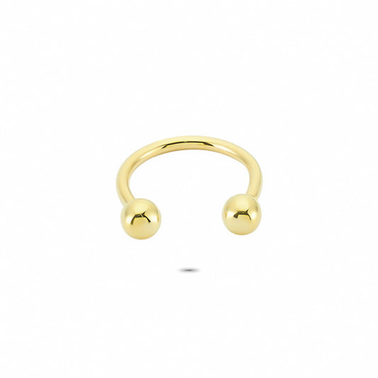 14k Solid Gold Half Ring Piercing
