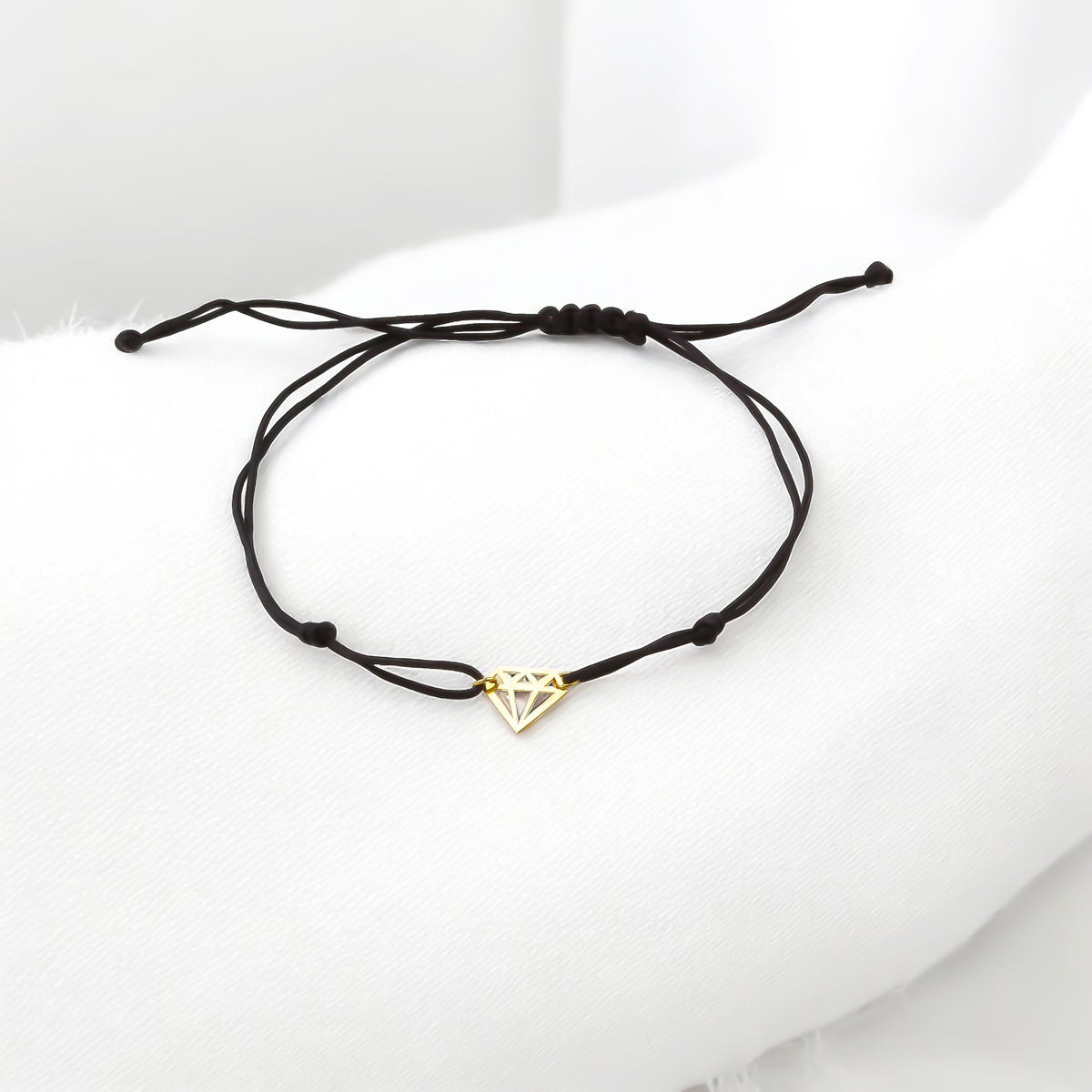 14k Solid Gold Diamond Cut Rope Bracelet