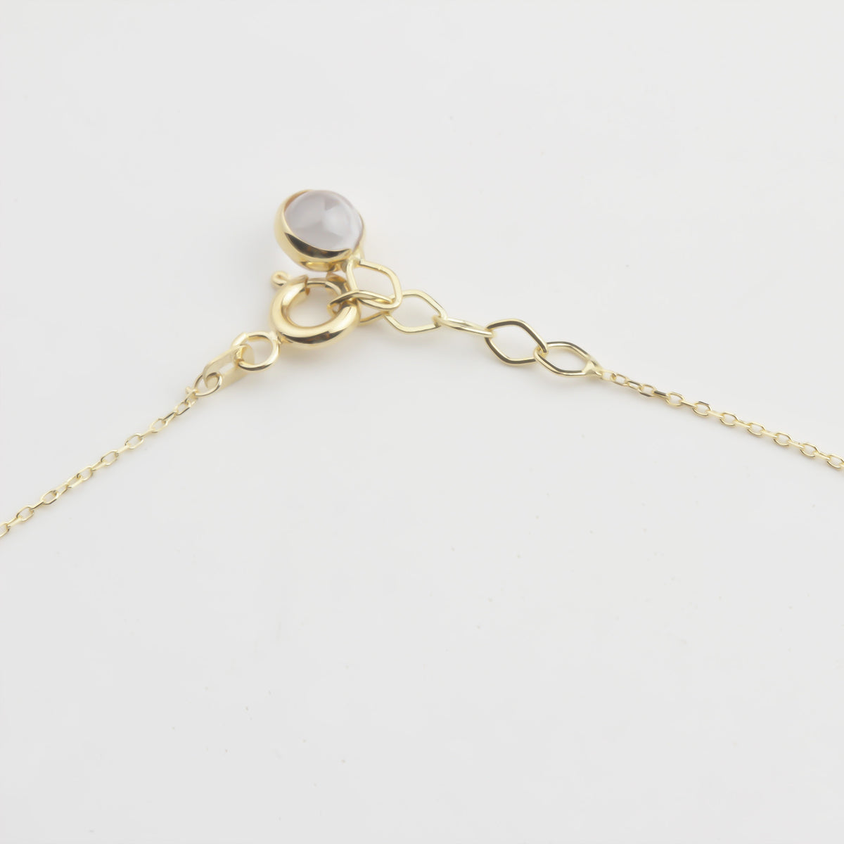 14k Solid Gold Star Anklet - alternate view 3