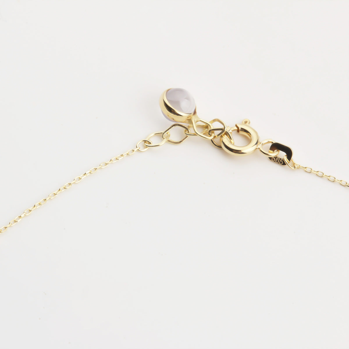14k Solid Gold Pineapple Anklet - alternate view 3
