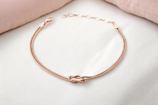 925k Sterling Silver Knot Bracelet - alternate view 2
