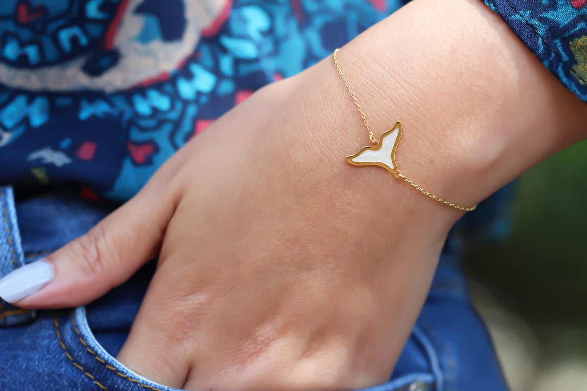 925k Sterling Silver Mermaid Bracelet