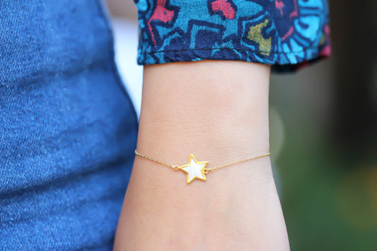 925k Sterling Silver Star Bracelet - alternate view 2