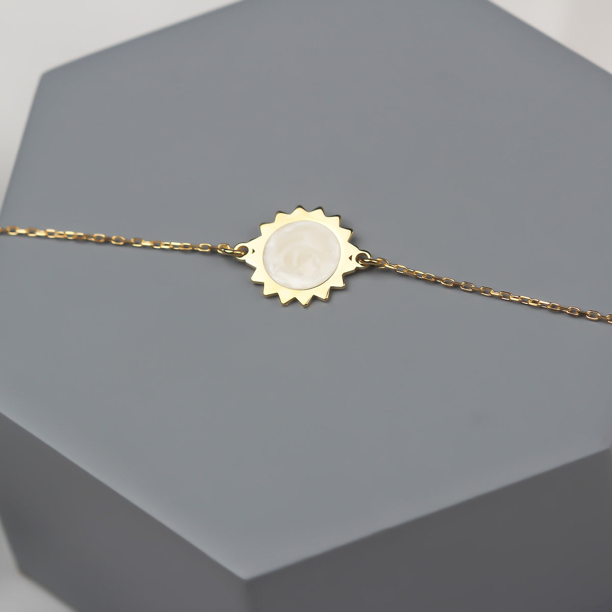 925k Sterling Silver Sun Bracelet - alternate view 4