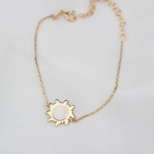 925k Sterling Silver Sun Bracelet - alternate view 2