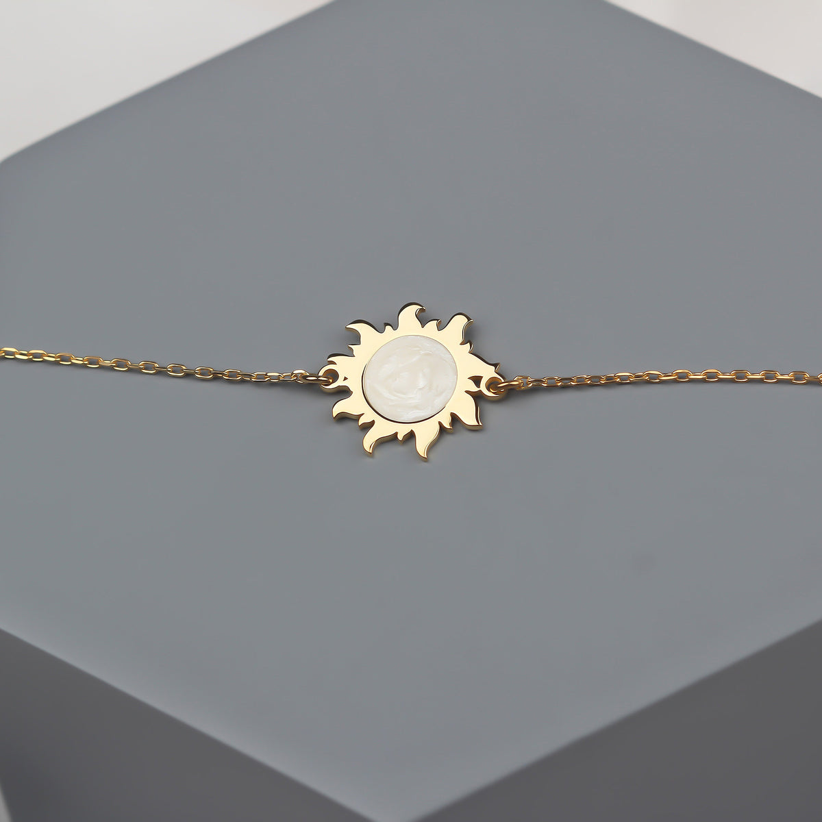 925k Sterling Silver Sun Bracelet - alternate view 3