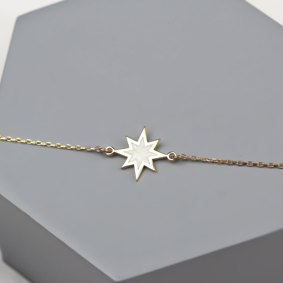 925k Sterling Silver Pole Star Bracelet - alternate view 4
