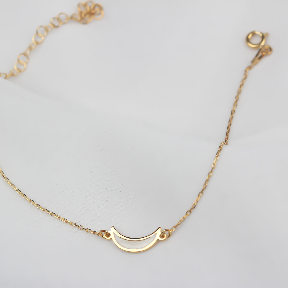 925k Sterling Silver Crescent Bracelet - alternate view 2