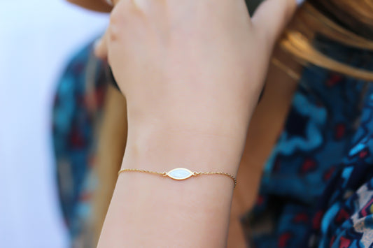 925k Sterling Silver Geo Bracelet