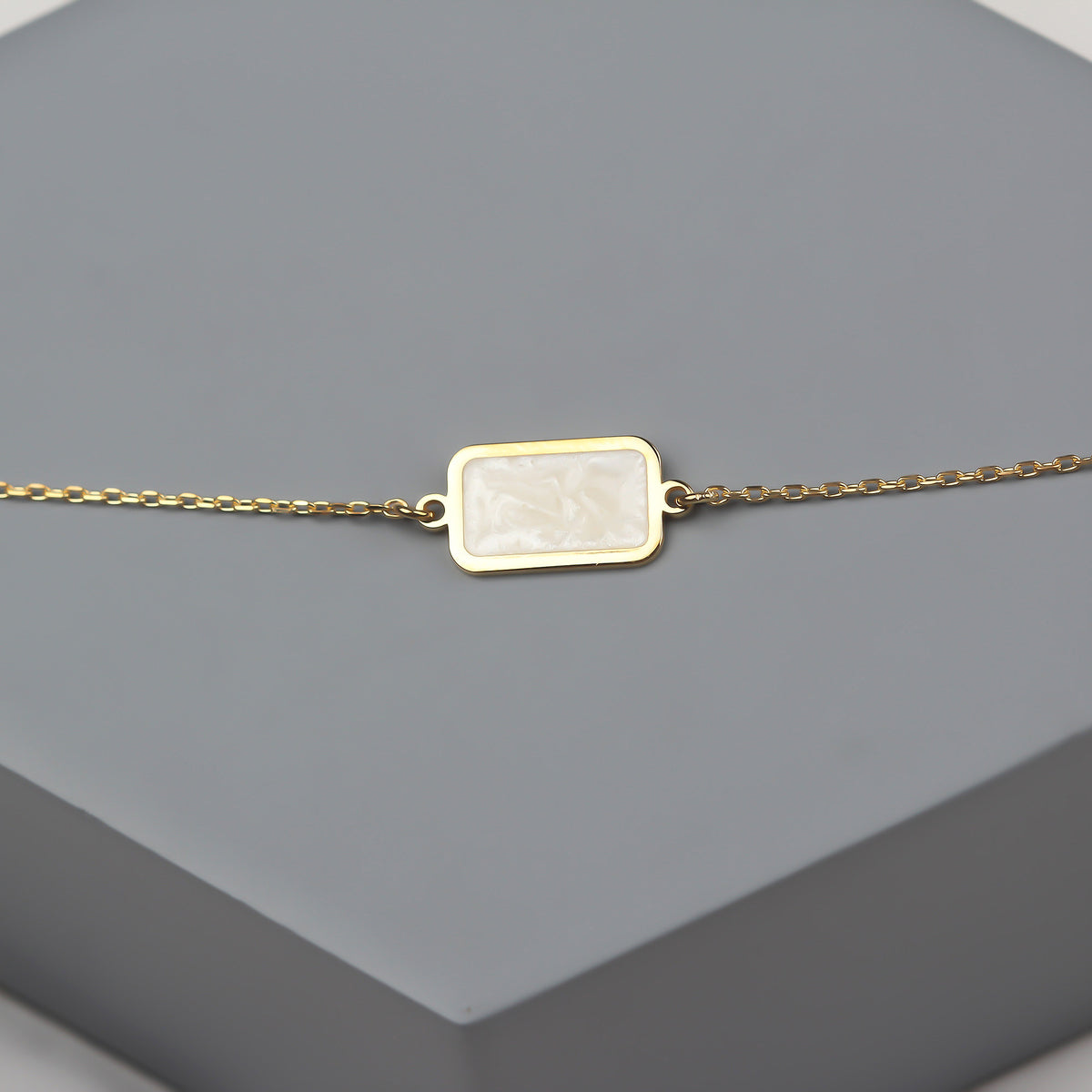 925k Sterling Silver Geo Bracelet - alternate view 3