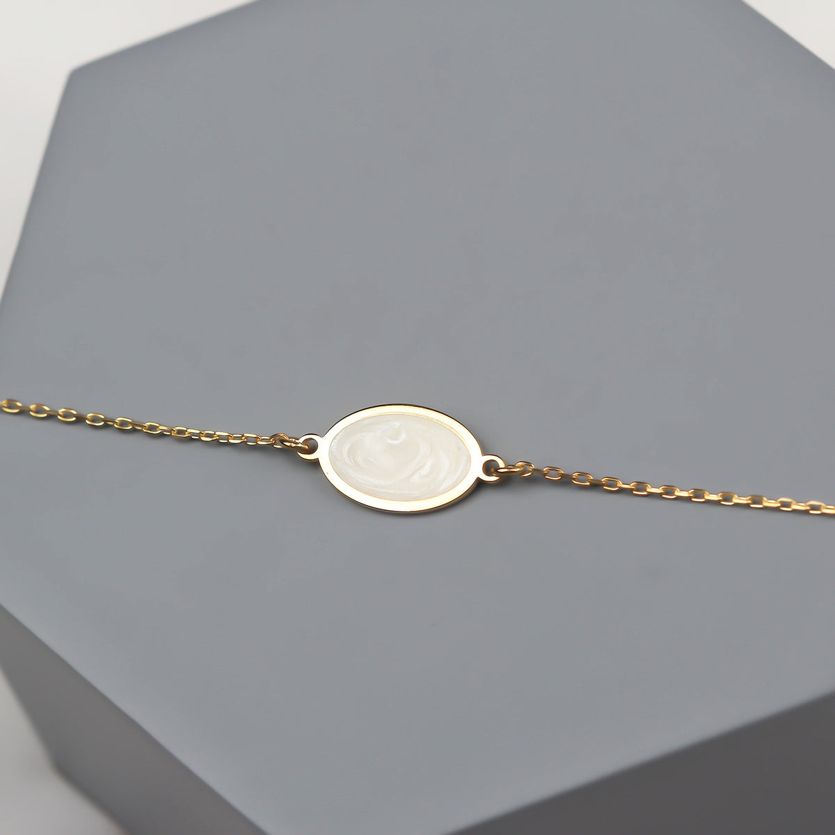 925k Sterling Silver Geo Bracelet - alternate view 2
