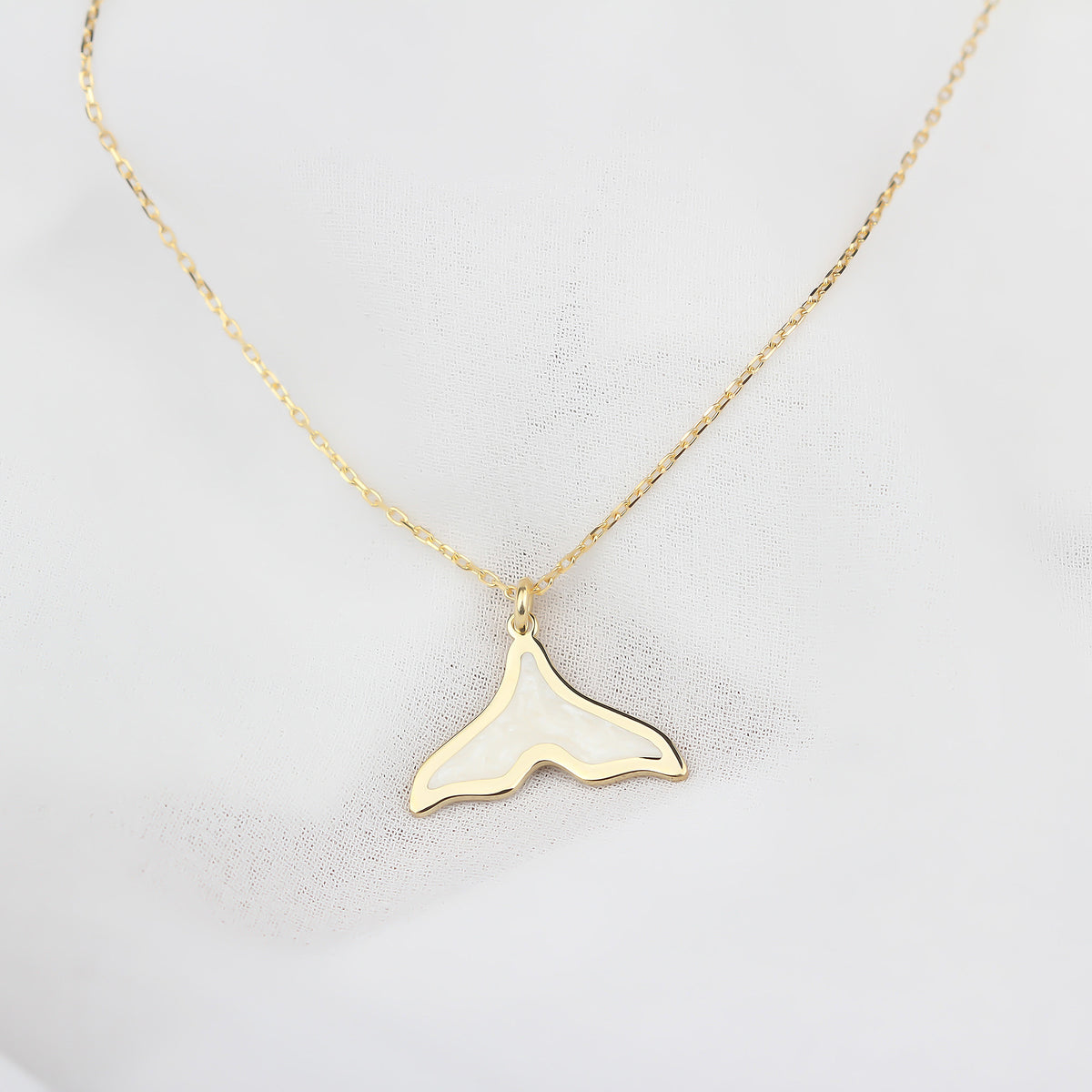 925k Sterling Silver Mermaid Necklace - alternate view 3