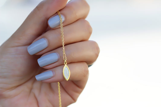 925k Sterling Silver Geo Necklace