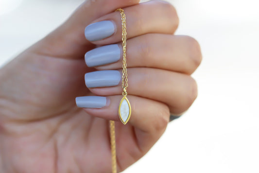 925k Sterling Silver Geo Necklace - alternate view 2