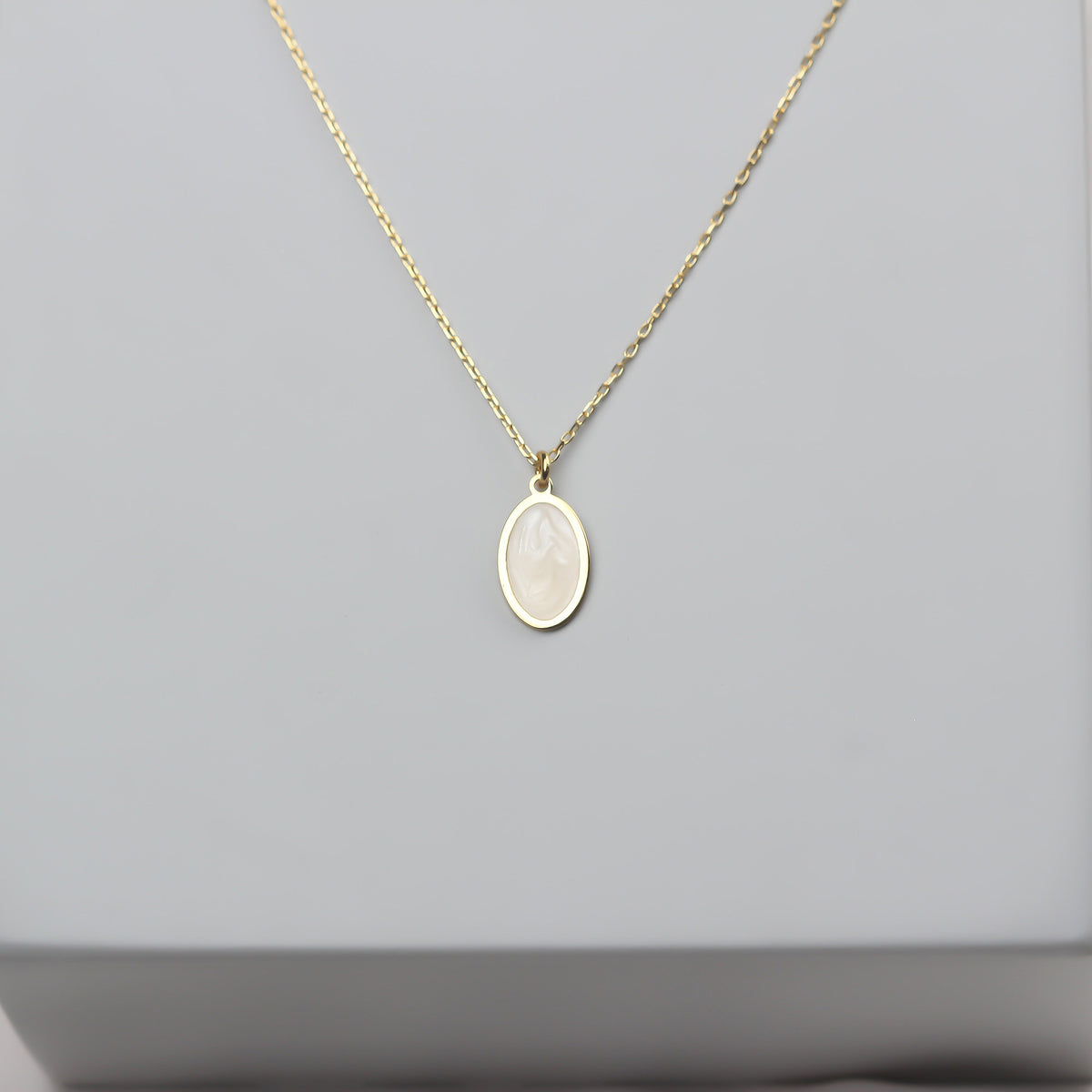 925k Sterling Silver Geo Necklace - alternate view 3