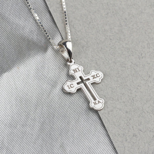925k Sterling Silver Cross Necklace