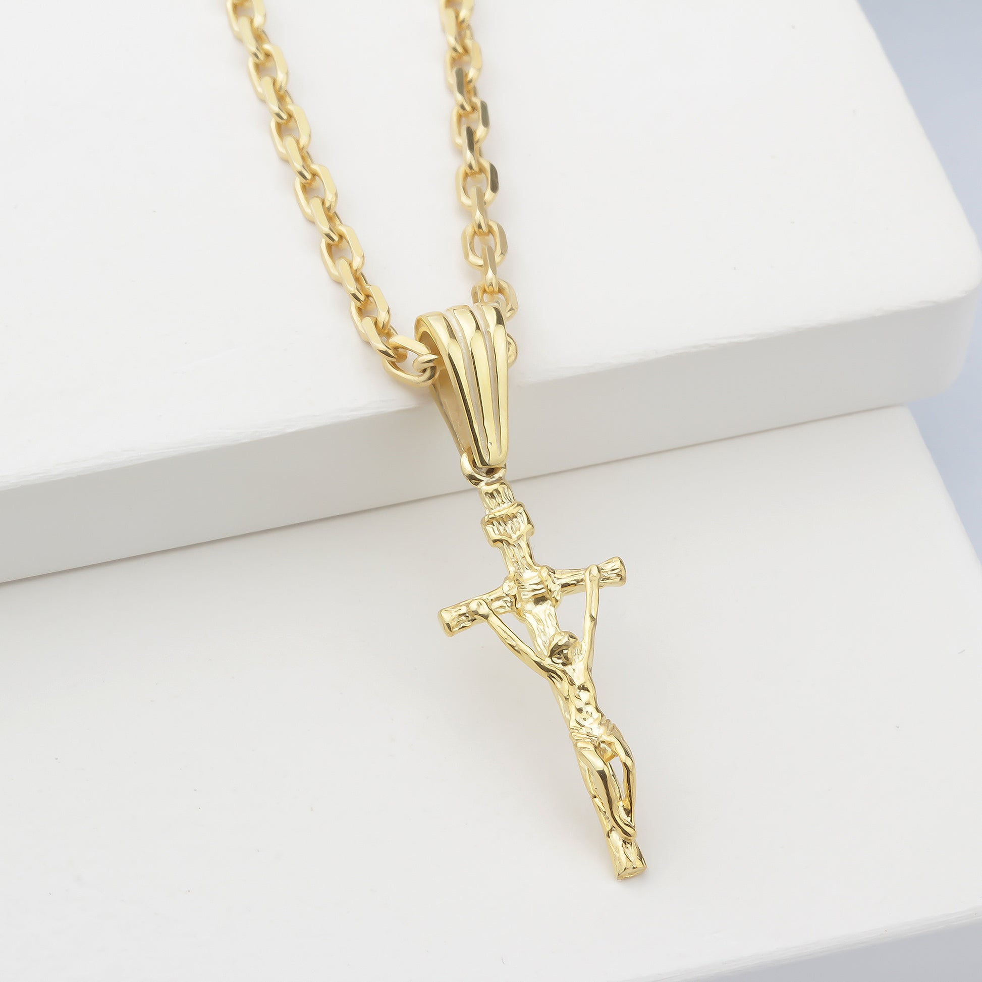 925k Sterling Silver Jesus Christ Necklace