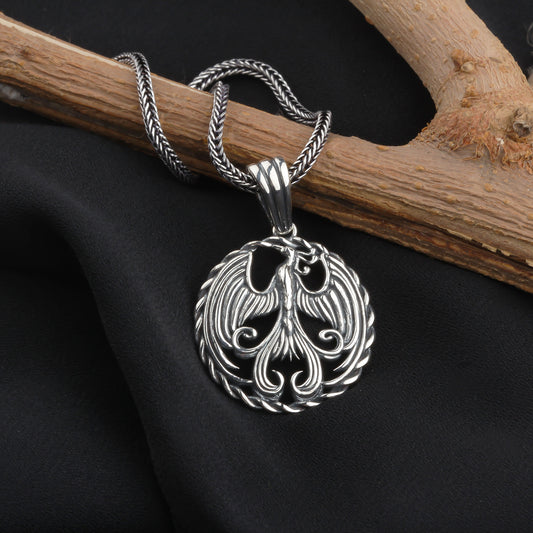 925 Sterling Silver Phoenix Necklace