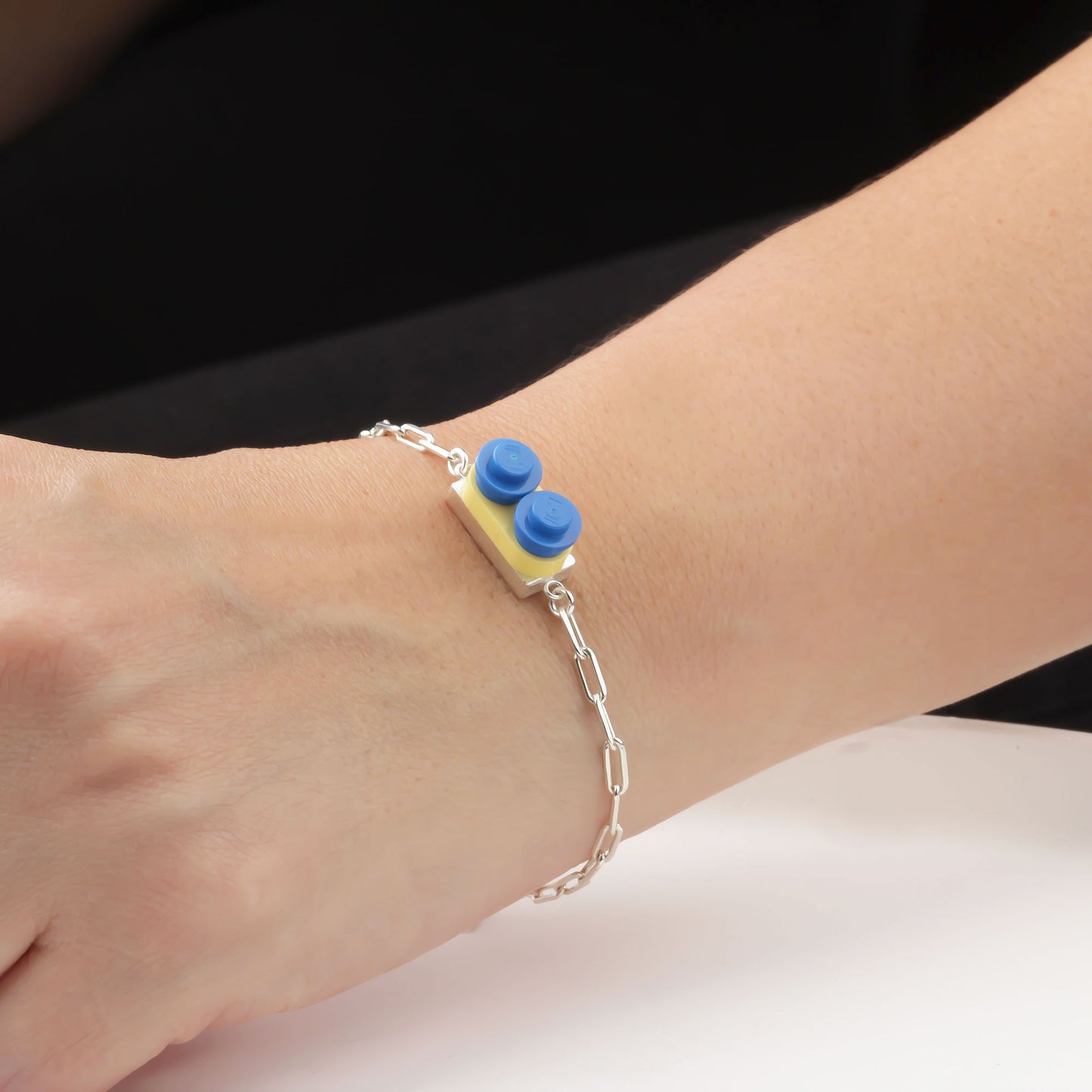 Bricks Jewel Sterling Silver 1x2 Brick Bracelet - alternate view 5