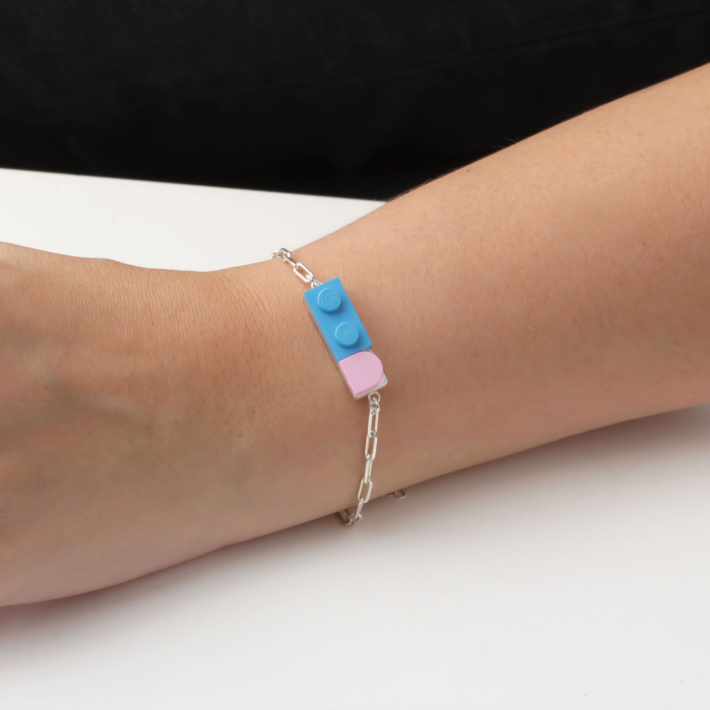 Bricks Jewel Sterling Silver 1x3 Brick Bracelet - alternate view 6