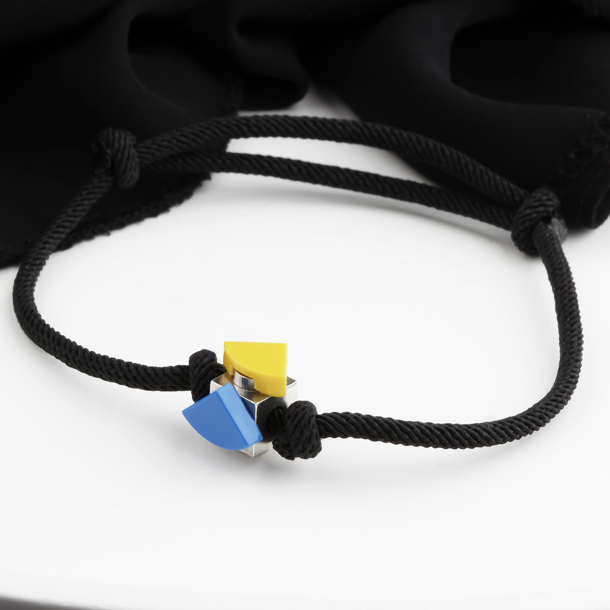 Bricks Jewel Sterling Silver Spinner Brick Rope Bracelet - alternate view 6