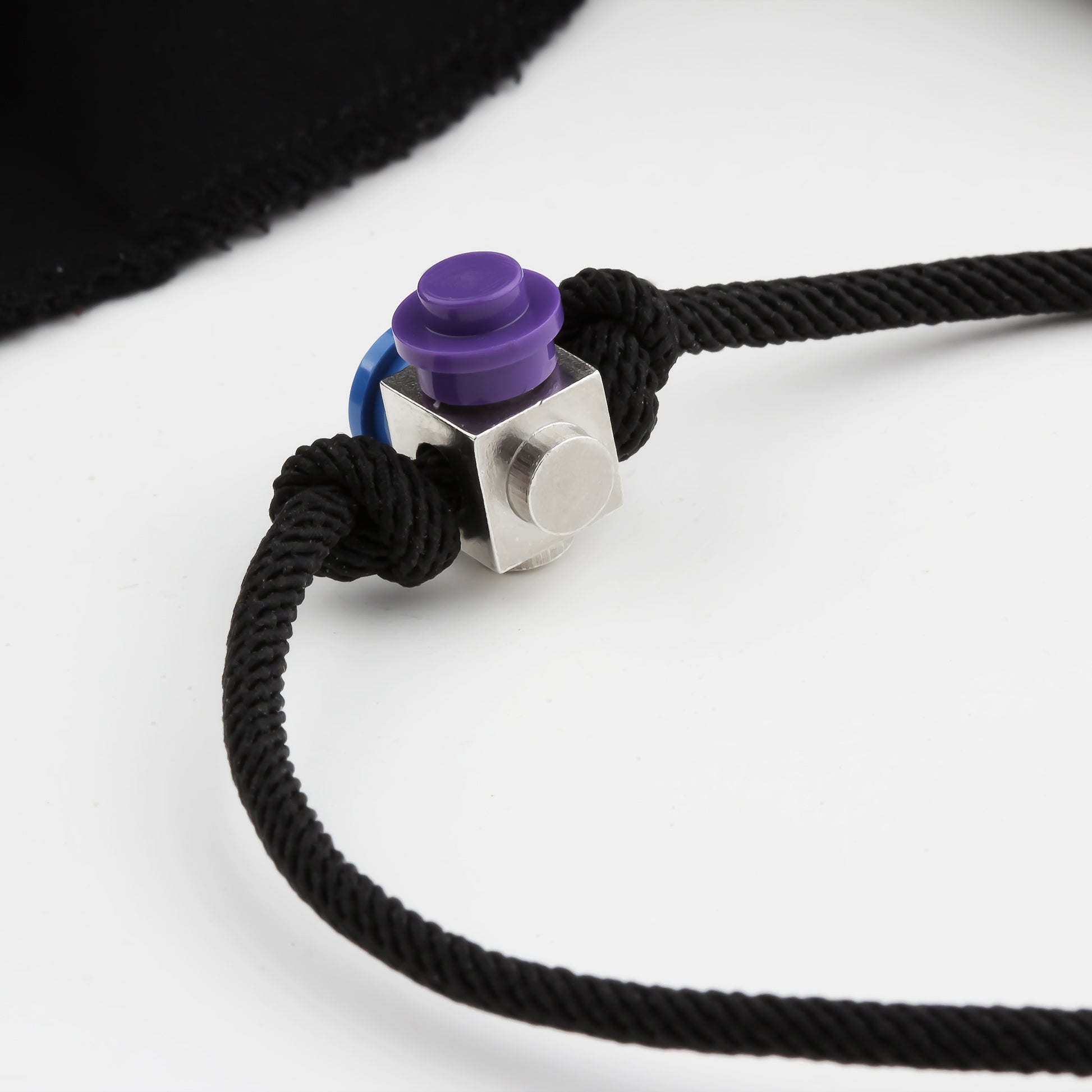 Bricks Jewel Sterling Silver Spinner Brick Rope Bracelet - alternate view 7