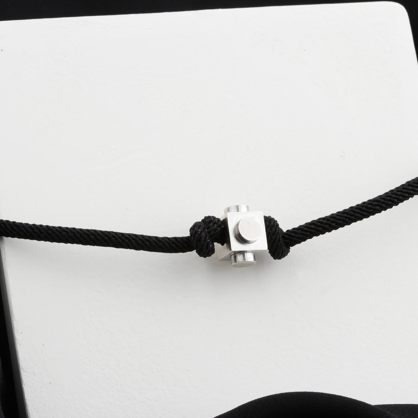 Bricks Jewel Sterling Silver Spinner Brick Rope Bracelet - alternate view 9