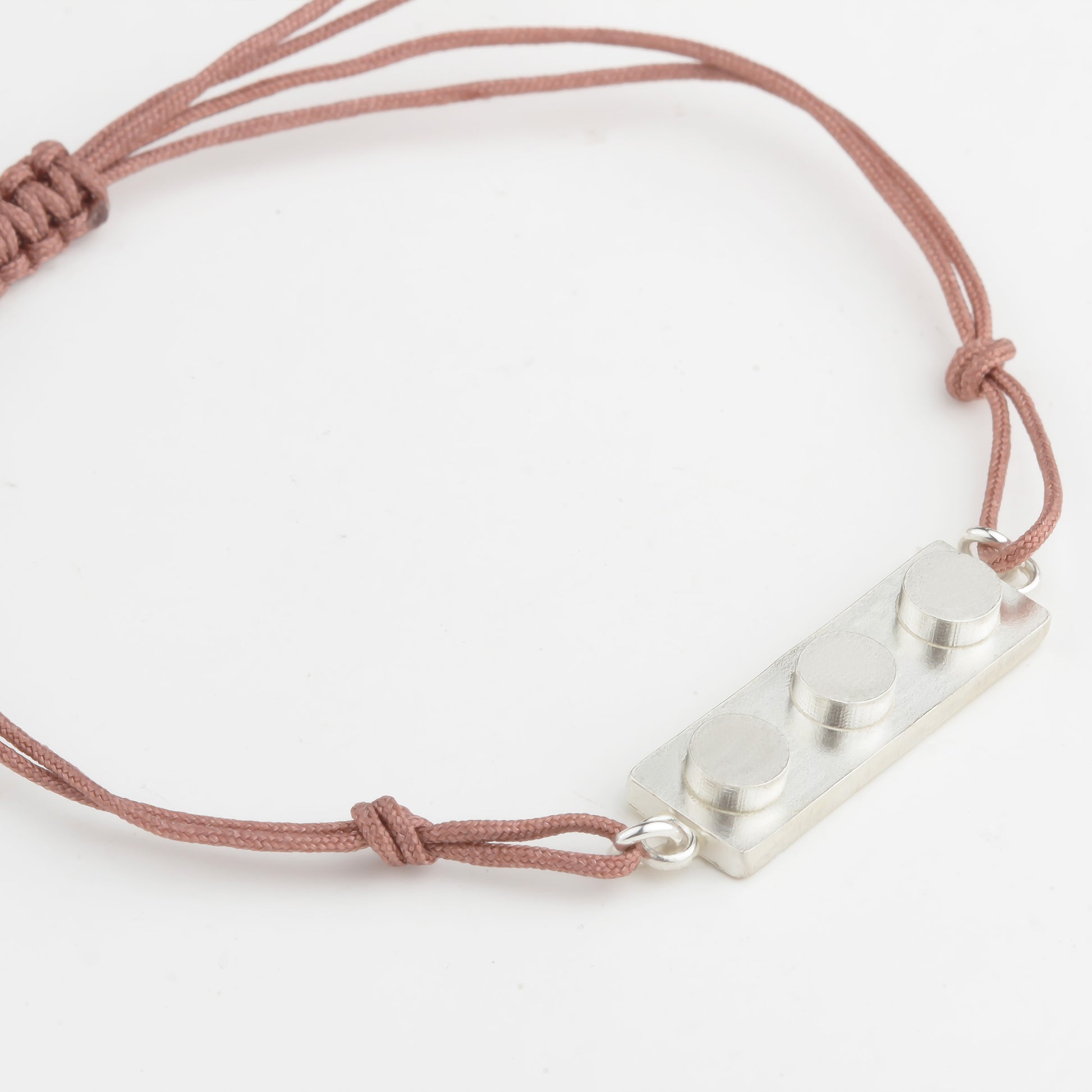 Bricks Jewel Sterling Silver 1x3 Brick Bracelet