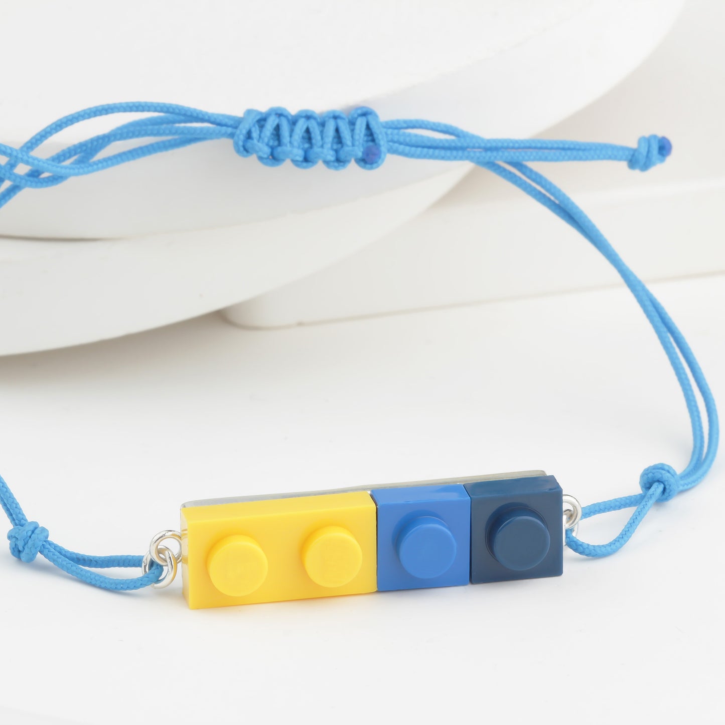 Bricks Jewel Sterling Silver 1x4 Brick Bracelet - alternate view 2