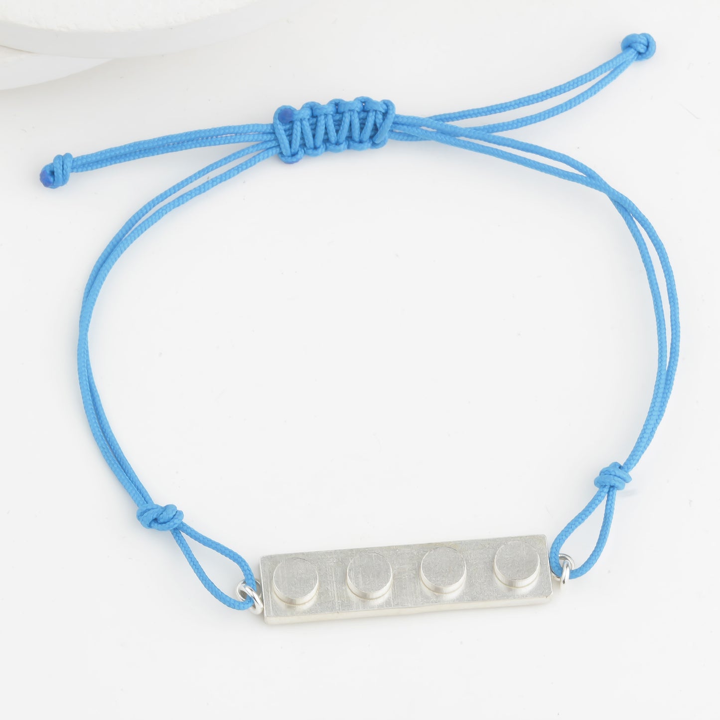 Bricks Jewel Sterling Silver 1x4 Brick Bracelet - alternate view 3