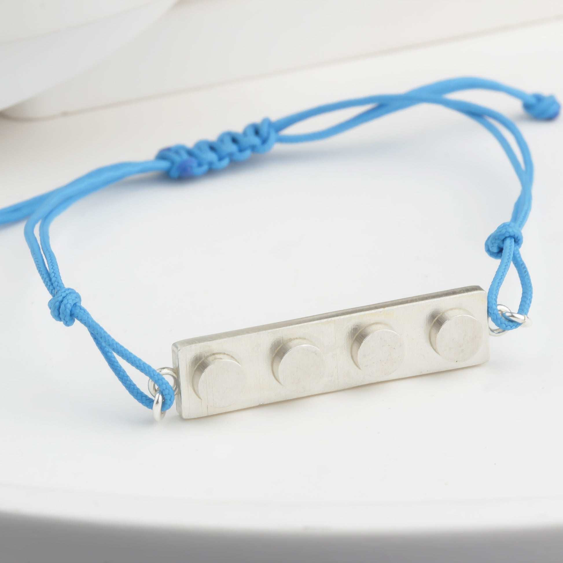 Bricks Jewel Sterling Silver 1x4 Brick Bracelet