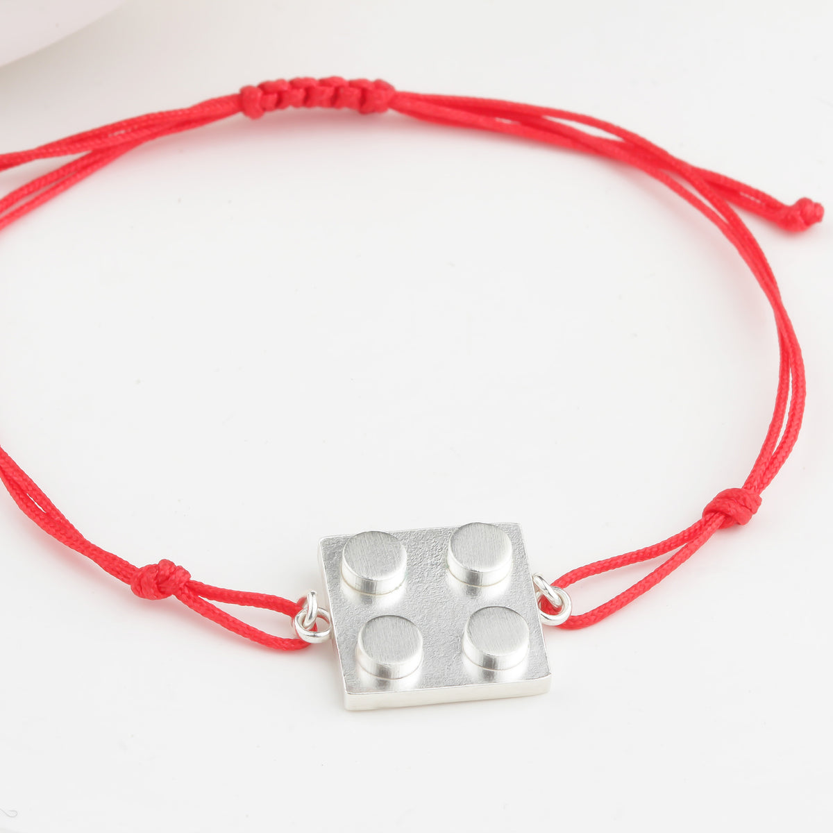 Bricks Jewel Sterling Silver 2x2 Brick Bracelet - alternate view 2