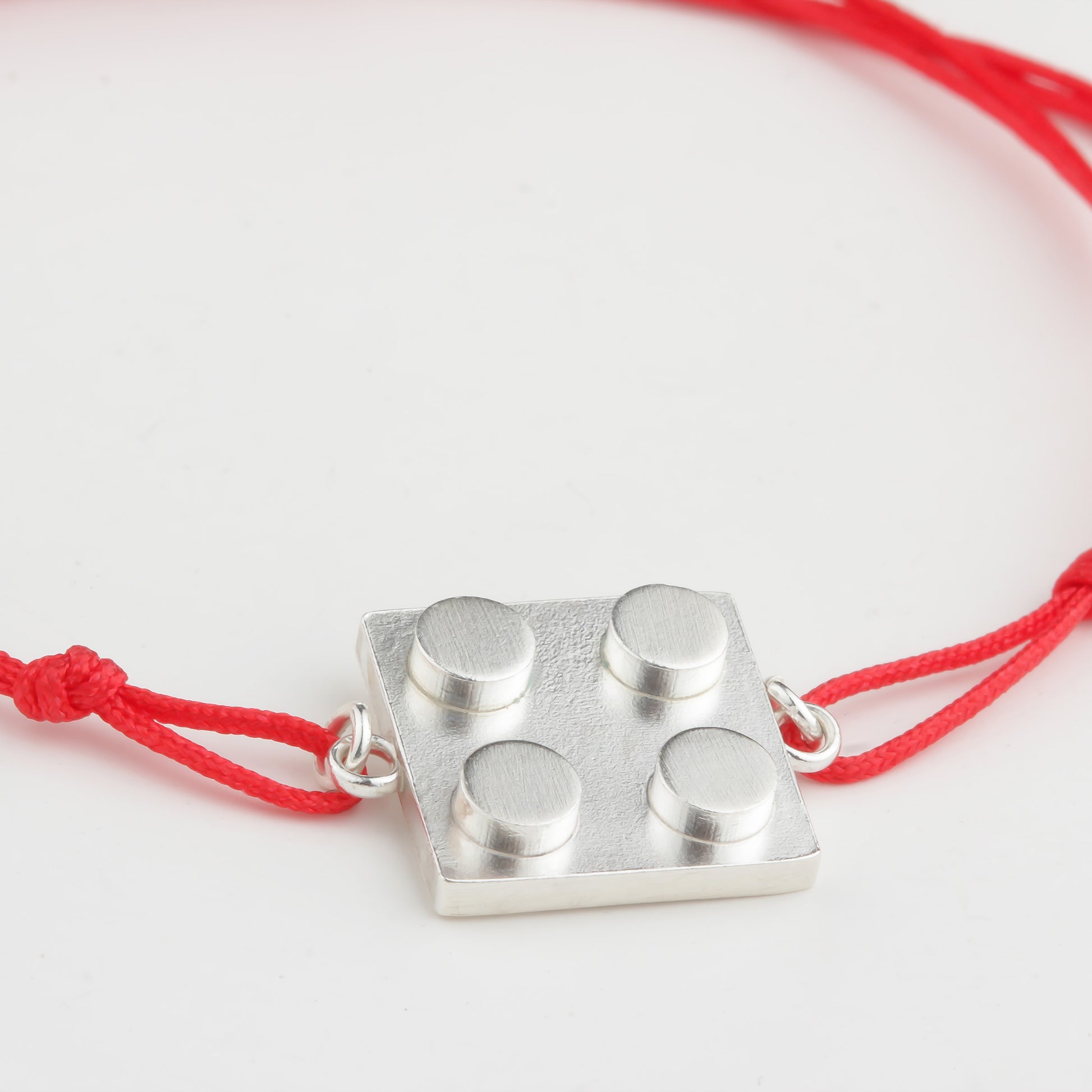 Bricks Jewel Sterling Silver 2x2 Brick Bracelet - alternate view 4
