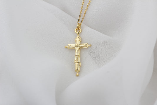 925k Sterling Silver Cross Necklace