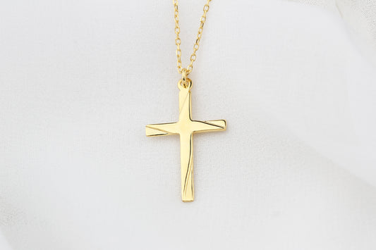 925k Sterling Silver Cross Necklace