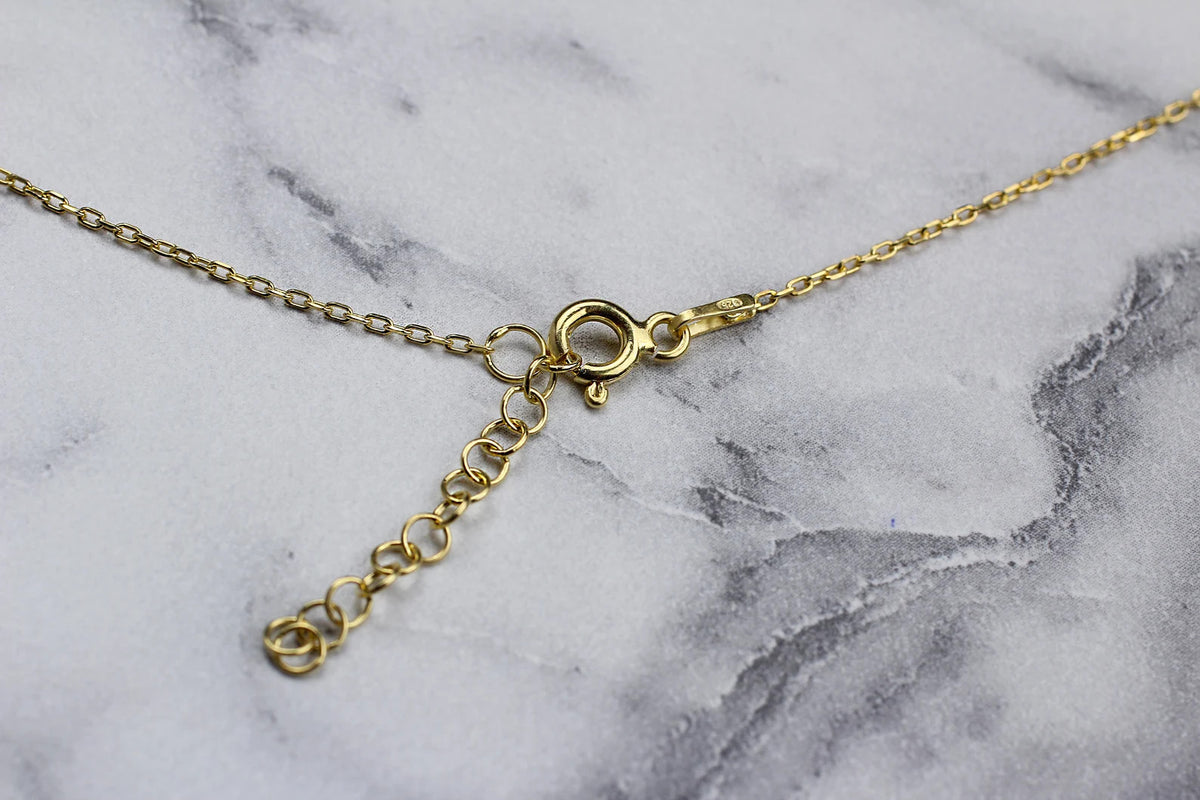 925k Sterling Silver Cross and Virgin Mary Necklace - alternate view 7