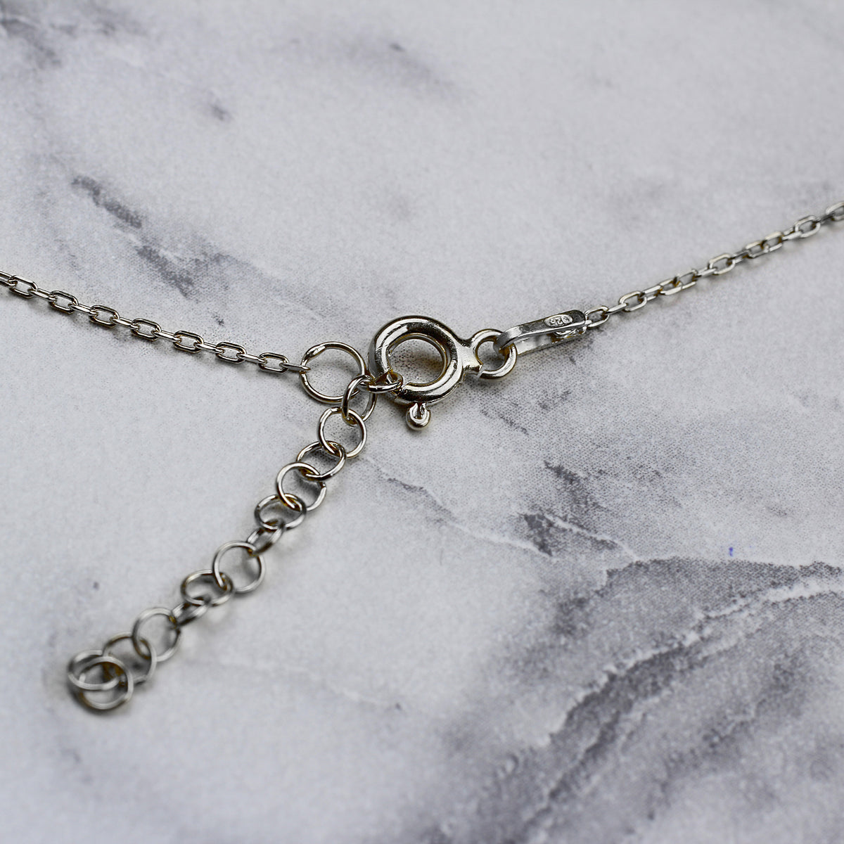 925k Sterling Silver Virgin Mary Necklace - alternate view 2