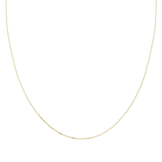 14k Solid Gold 20 Micron Yellow Forse Chain