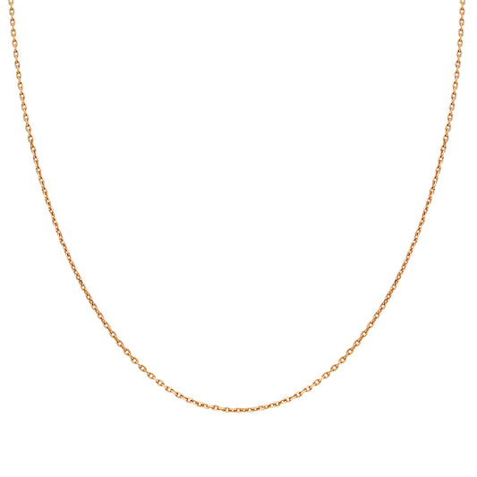 14k Solid Gold 30 Mikron Rose Forse Chain