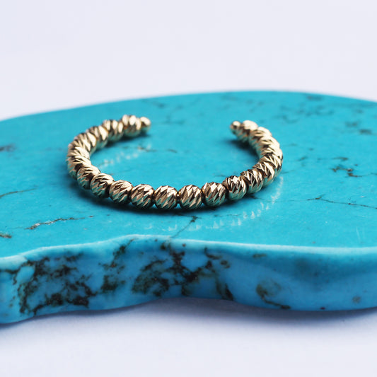 14k Solid Gold Ball Ring