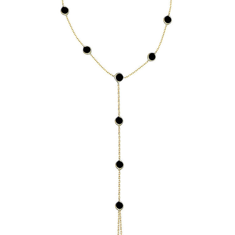 14k Solid Gold Black Pave Shahmaran - alternate view 2