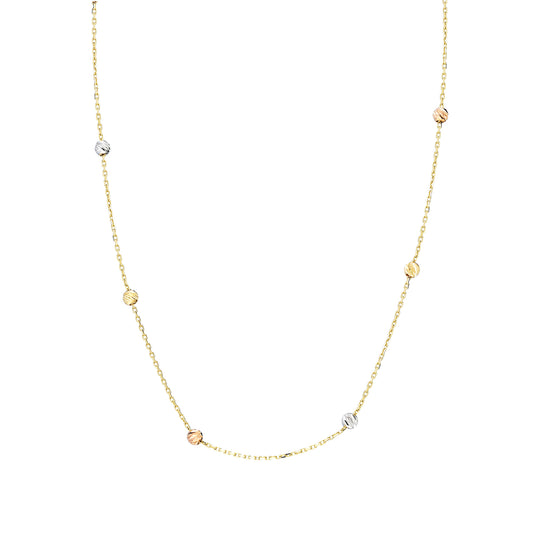 14k Solid Gold Dorika Necklace