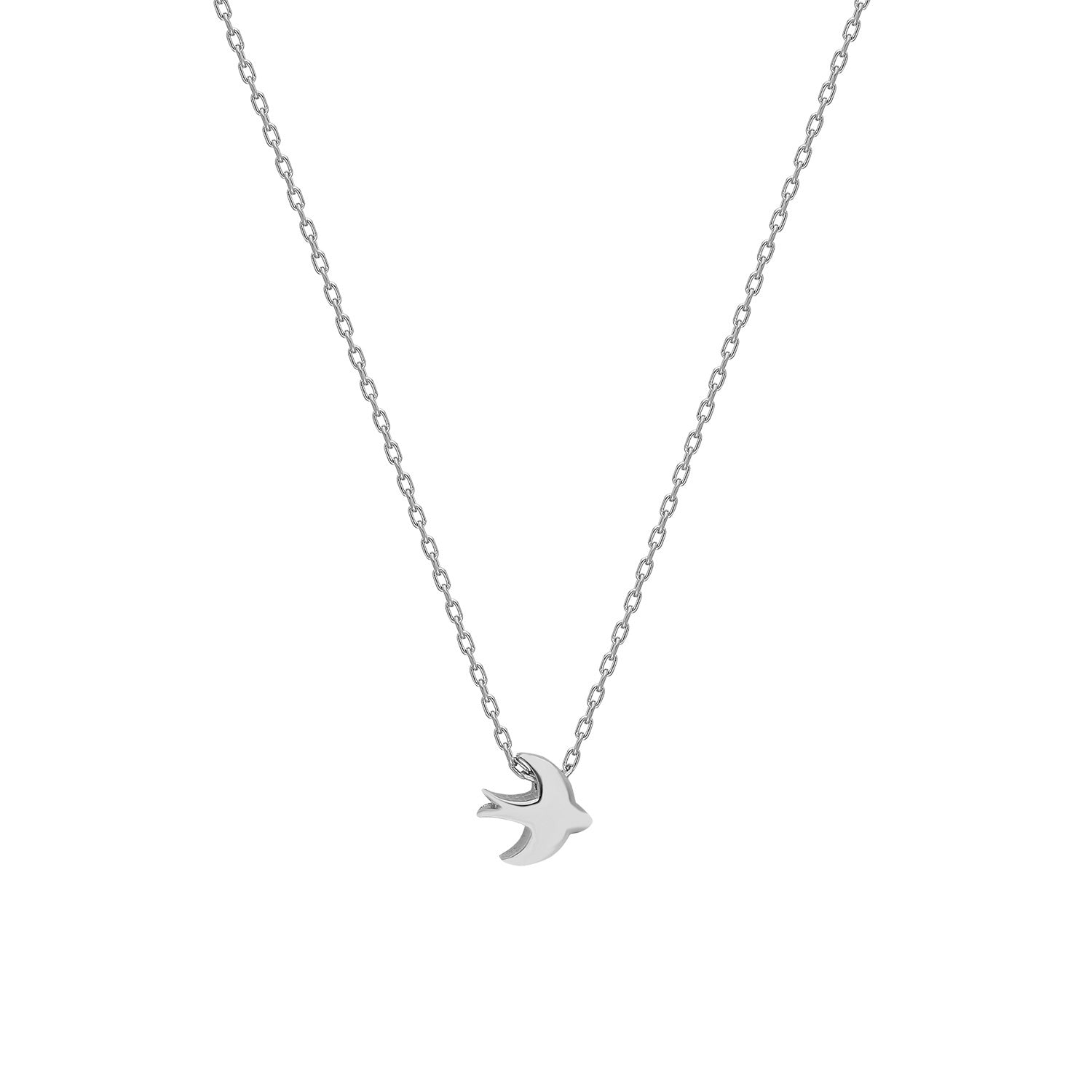 925k Sterling Silver Phoenix Bird Necklace - alternate view 2