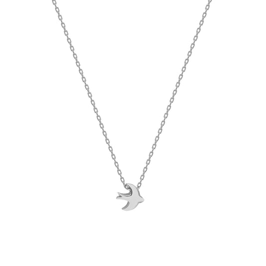 925k Sterling Silver Phoenix Bird Necklace - alternate view 2