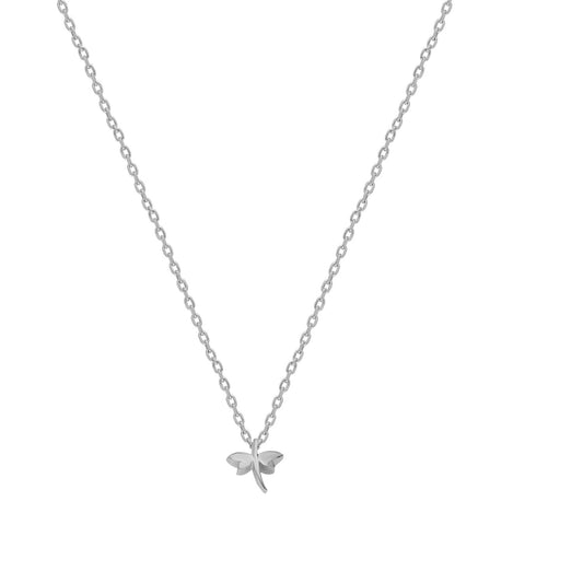 925k Sterling Silver Dragonfly Necklace