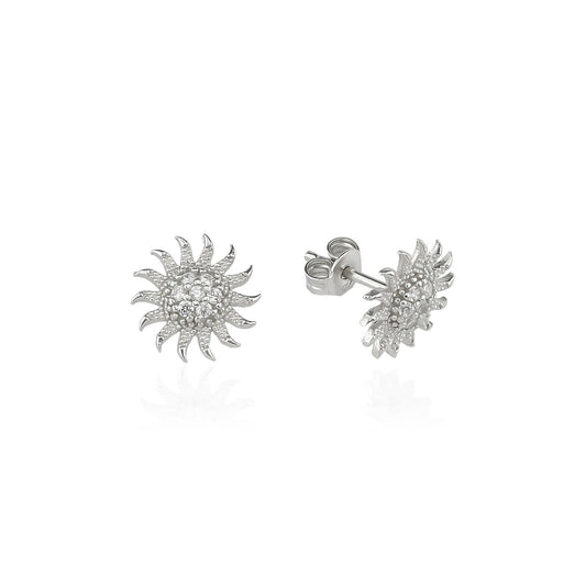925k Sterling Silver Sun Earring - alternate view 2