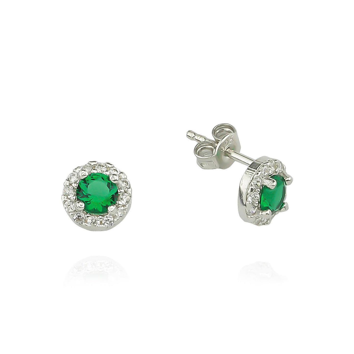 ROUND ANTHURAGE EARRING