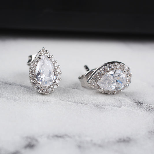 925k Sterling Silver Drop Anthurage Earring