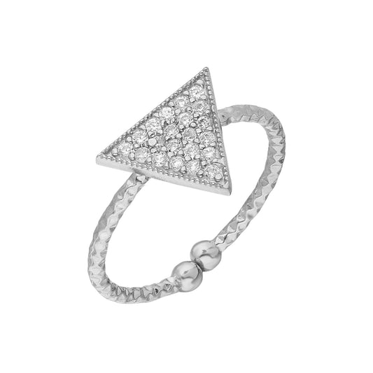 925k Sterling Silver Threegen Ring