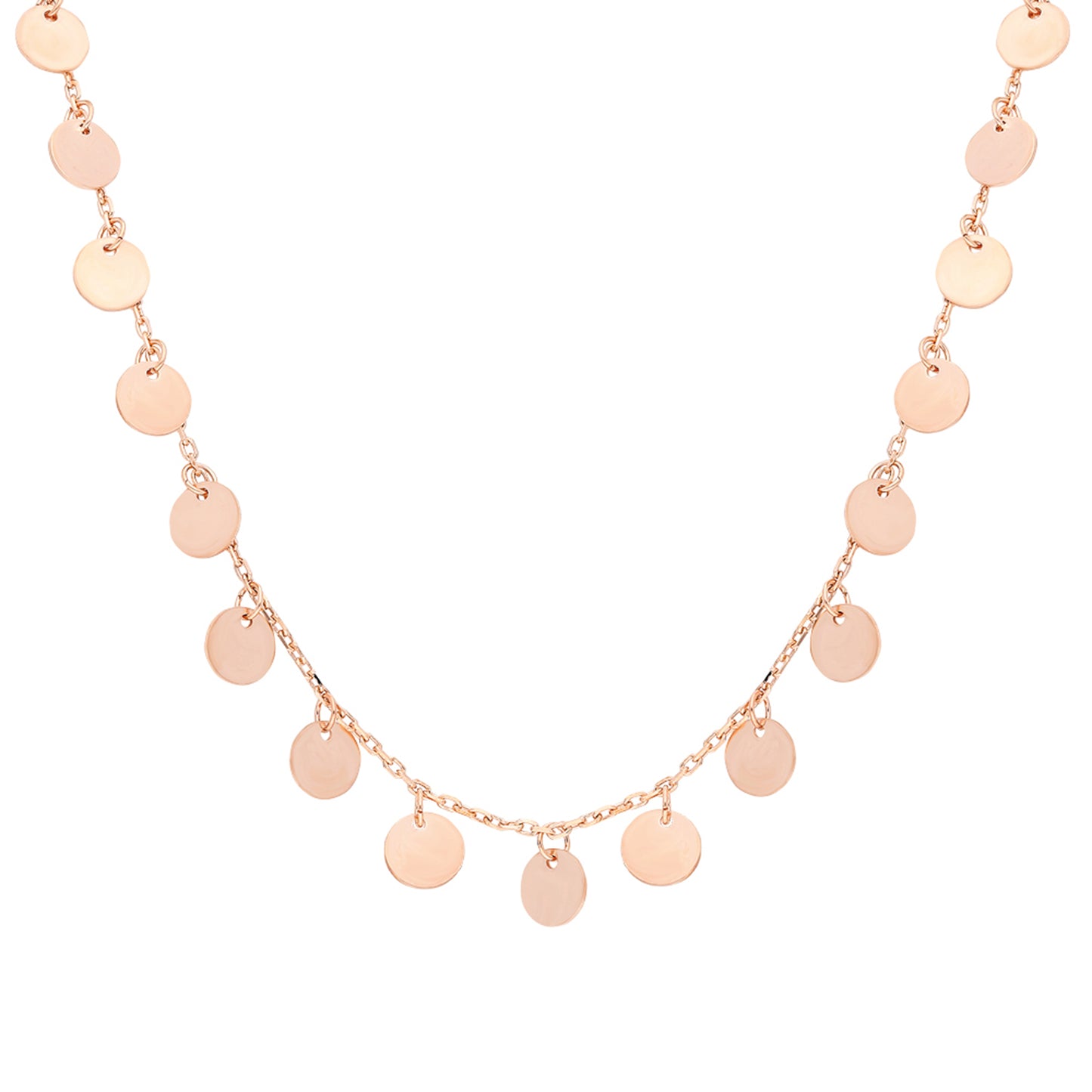 55CM DISC CHAIN NECKLACE